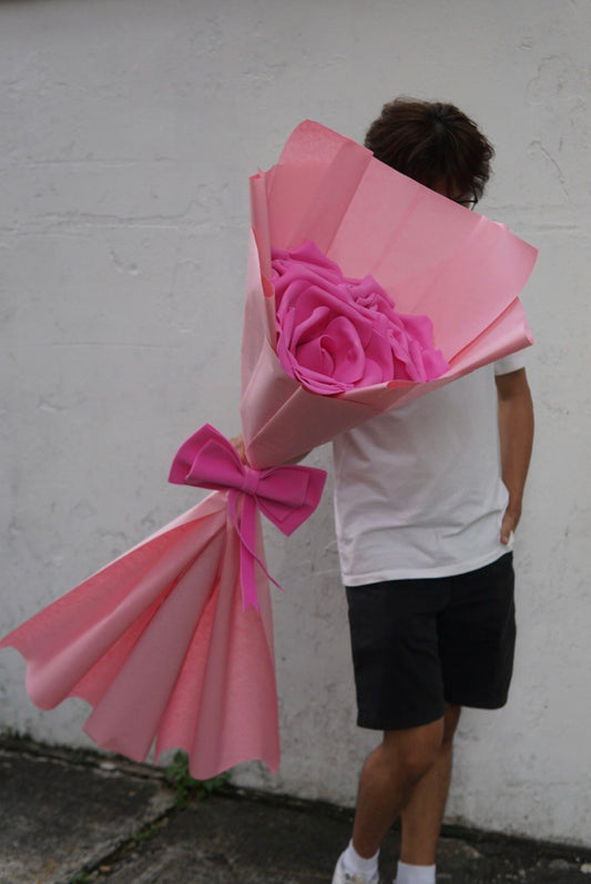 Lavish Bloom Plus - Pink Base